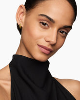 Sculpted Cable Hoop Earrings in 18K Yellow Gold, 14.4mm